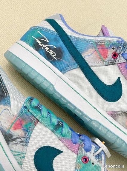 Nike Dunk Low Fut'ura Labora'tories Blea'ched Aqua Taille 42 (image 2)