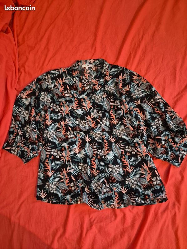 Blouse à fleurs la halle M (image 1)