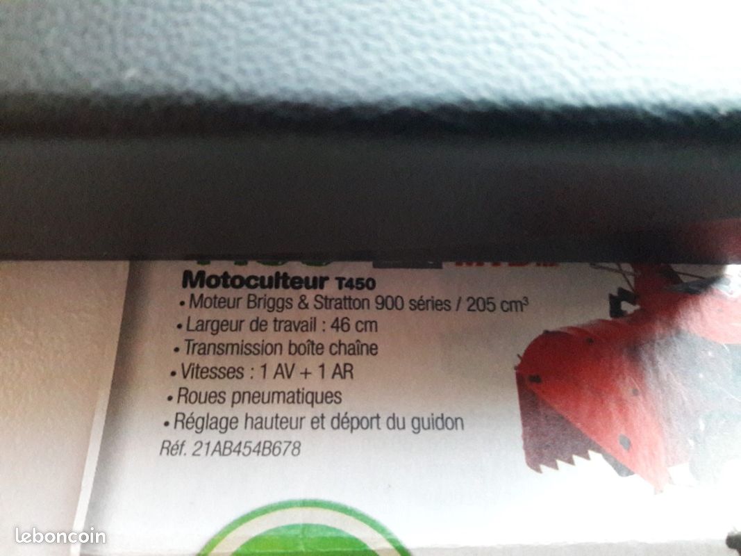 Pièces détachées motoculteur MTD (image 1)