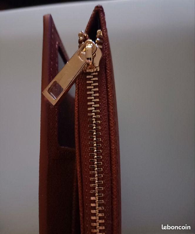 Cherloi - Portefeuille de Voyage Organisateur Passeport - Cuir Saffiano - Neuf (image 3)