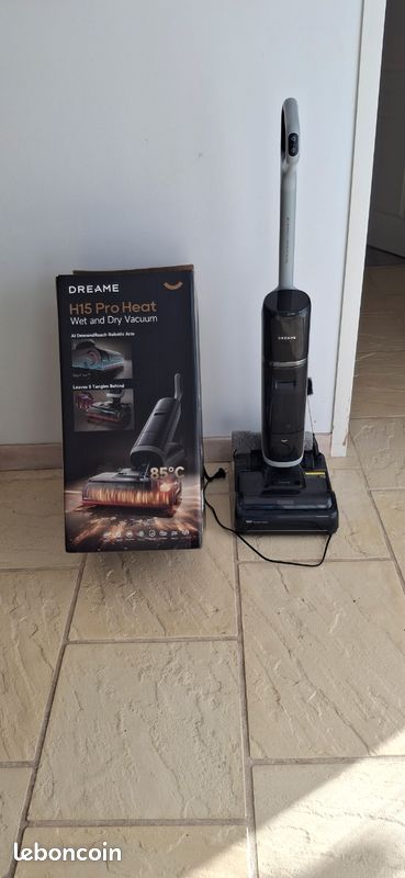 Aspirateur Laveur DREAME H15 Pro Heat – Noir, Neuf Sous Emballage