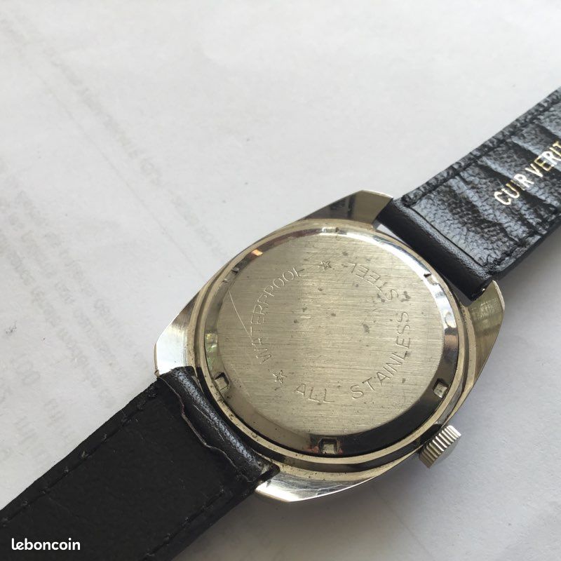 Montre Vintage Michel Herbelin Impec Mécanique Années 60 – Fonctionnelle, Verre à Changer