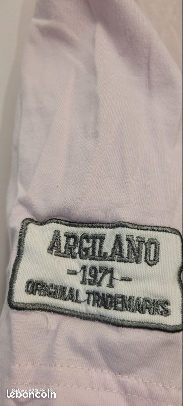 Tee-shirt ARGILANO taille L rose (image 4)