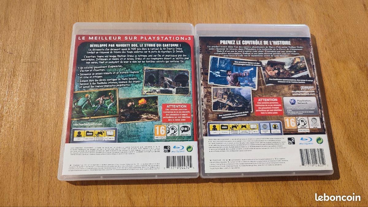 Uncharted 1 & 2 ps3 (image 4)