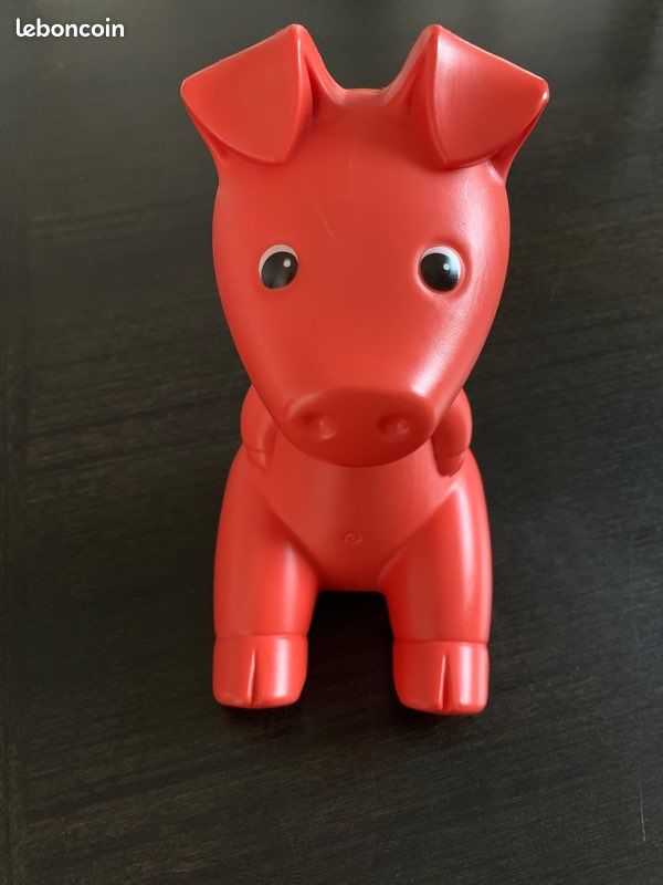 Tirelire vintage cochon assis Ikea PS Monika Mulder