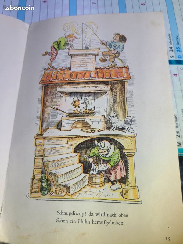 Livre ancien : "Max und Moritz – Eine Bubengeschichte in sieben Streichen" , 1949 (image 5)