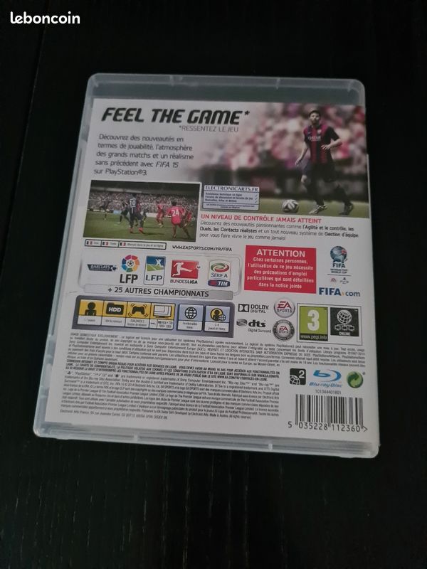 Ps3 fifa 15 en très bon état (image 2)