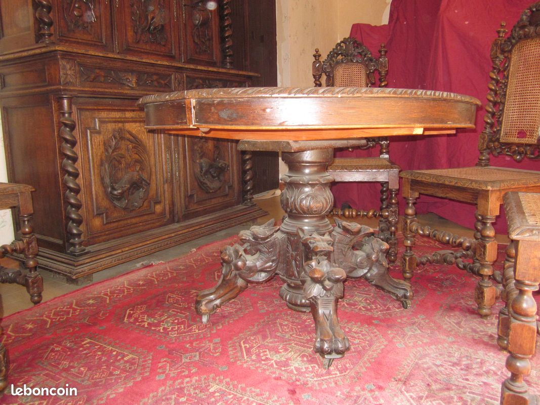 Salle a manger louis xiii complete (image 3)