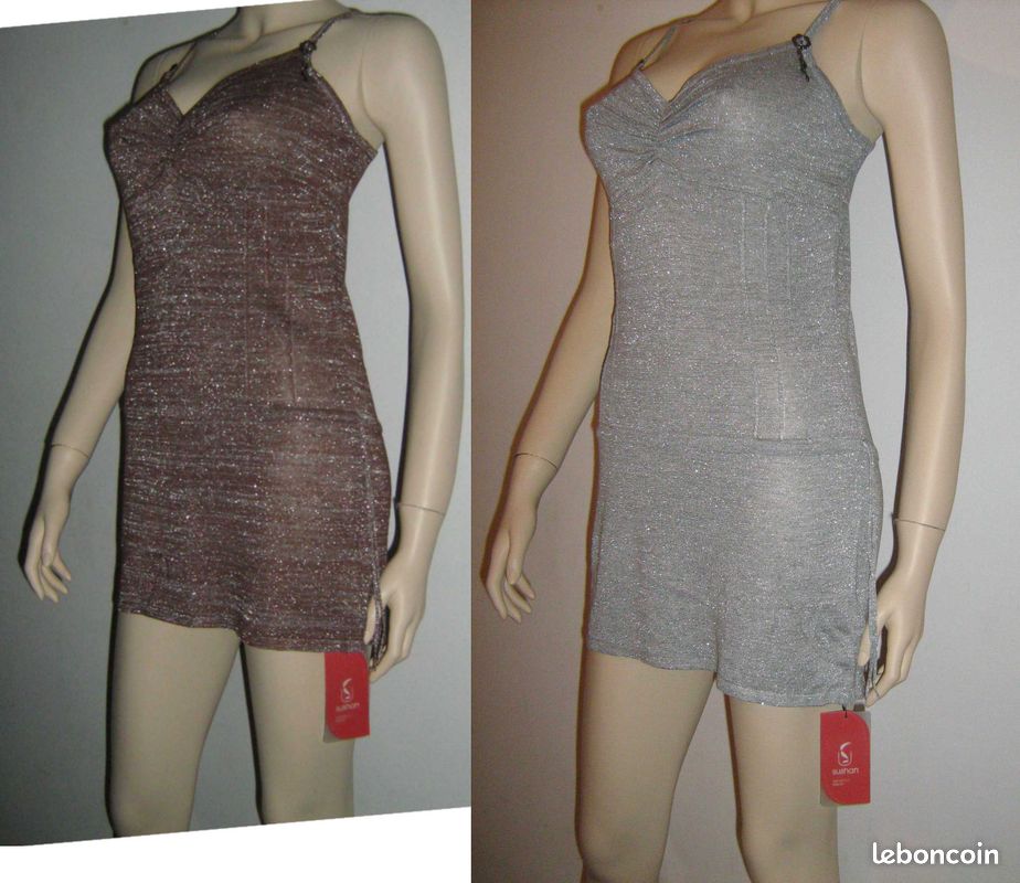 Robe pailletée de soirée au choix avec étiquette S M L (image 2)