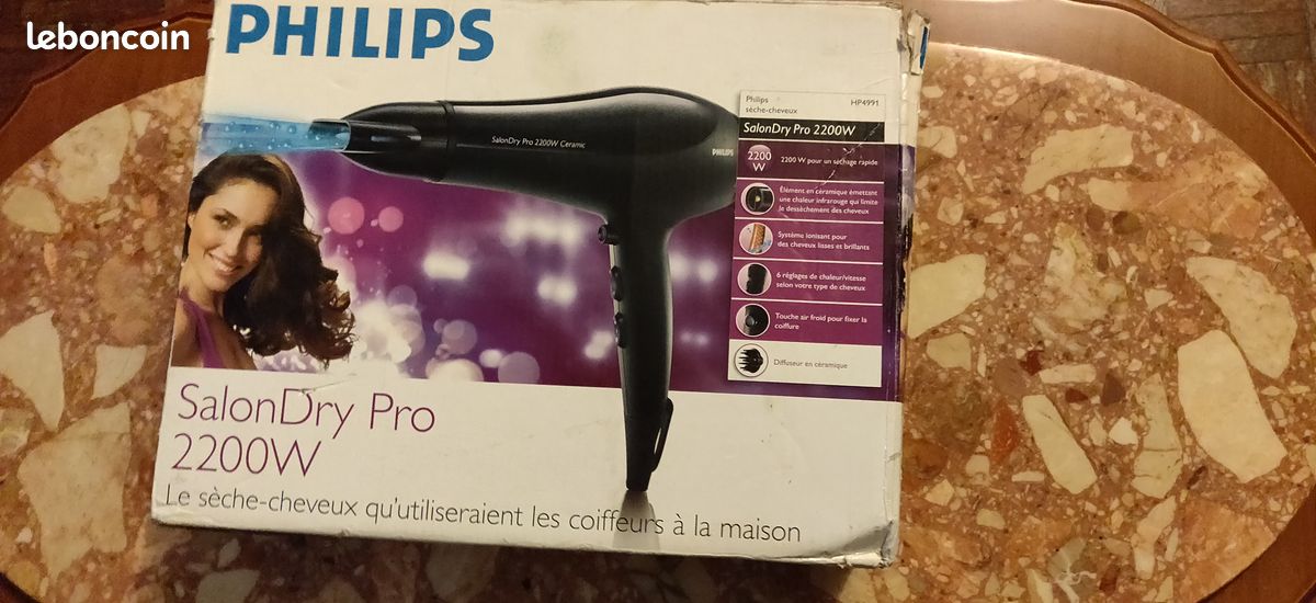 Philips* SalonDry Pro Sèche-cheveux HP4991/00 (image 8)