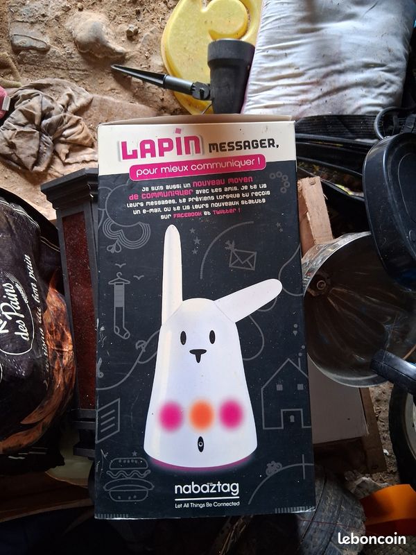 Nabaztag: Intelligent Lapin pour la Communication et pour le Fun Destockage