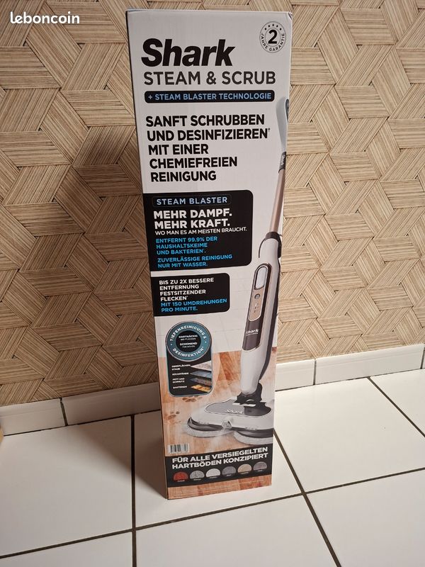 Shark nettoyeur vapeur rotatif steam et scrub (image 1)