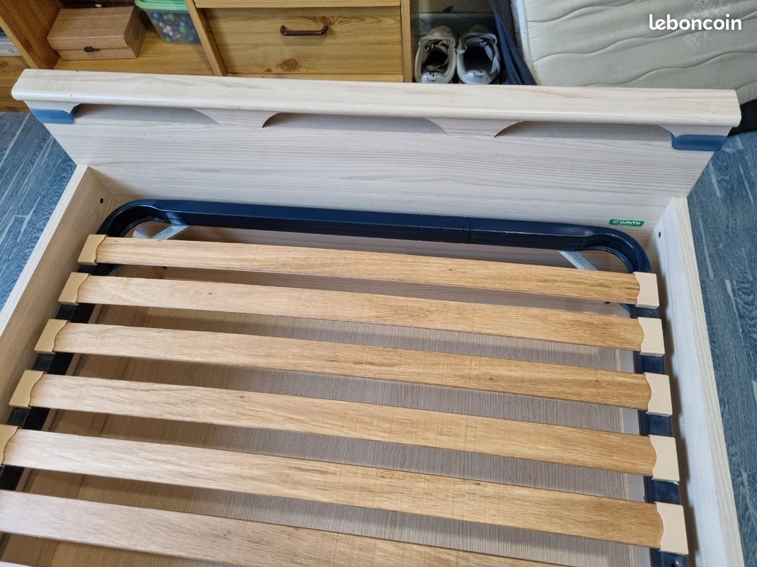 Lit 90x190 + sommier (image 4)