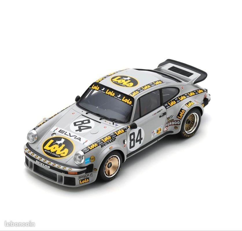 Porsche 934 Turbo Nr 54 Platz 5. Klasse 24h Le Mans 1976 Louis Meznarie 1 43 Spark S9818