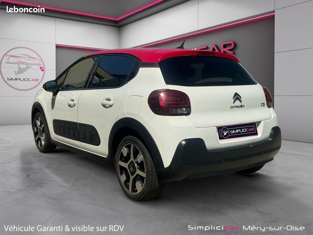 CITROEN C3 III 1.6 BLUE HDI 75 FEEL 75Ch Apple carplay Régulateur de vitesse Garantie 12 mois (image 6)