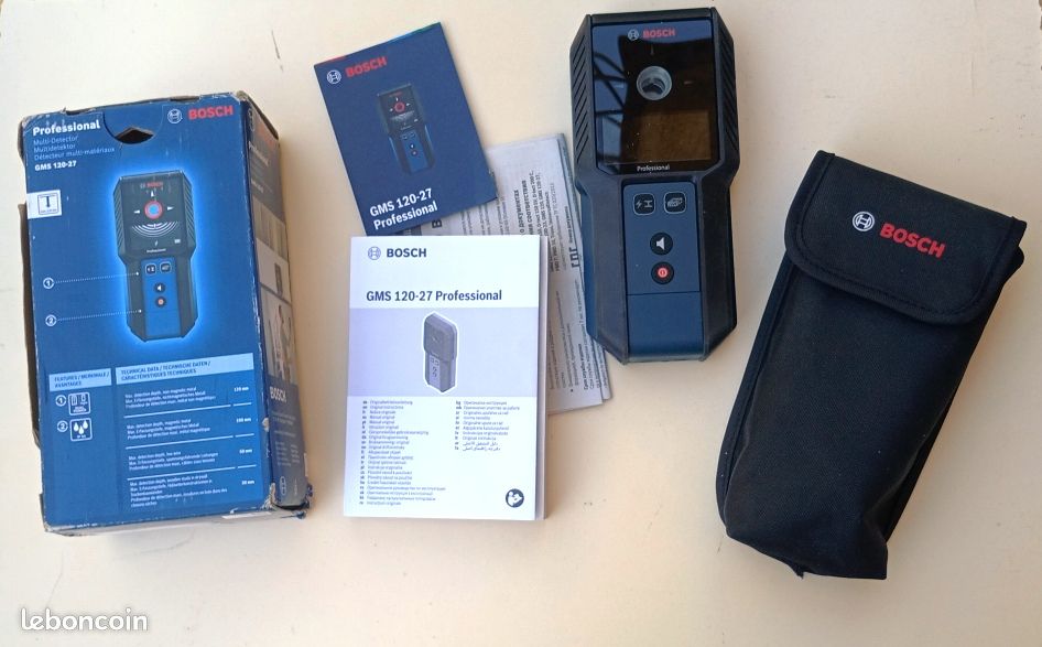 Scanner Bosch GMS 120-27 Professional Détecteur Mural Neuf (image 1)
