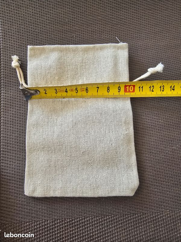 Lot de 8 petits sacs à cordelette à décorer - VL83160 (image 5)