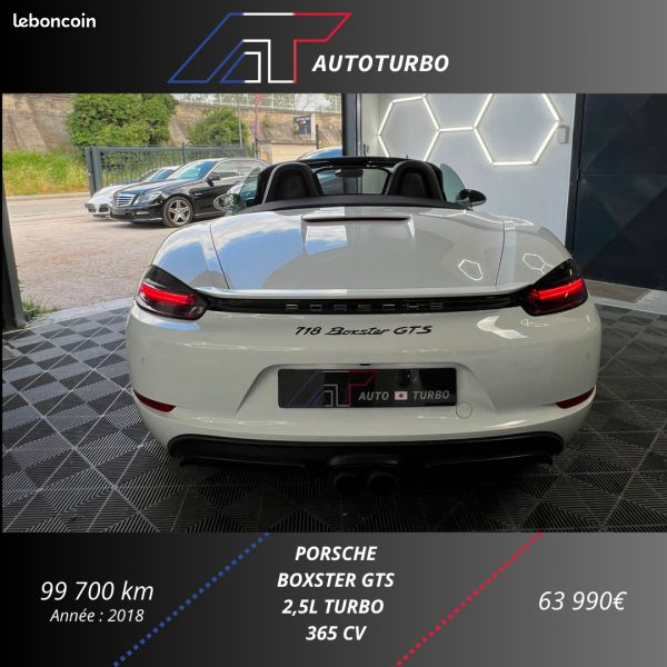 Porsche 718 BOXSTER (982) 2.5 365CH GTS PDK EURO6 (image 5)