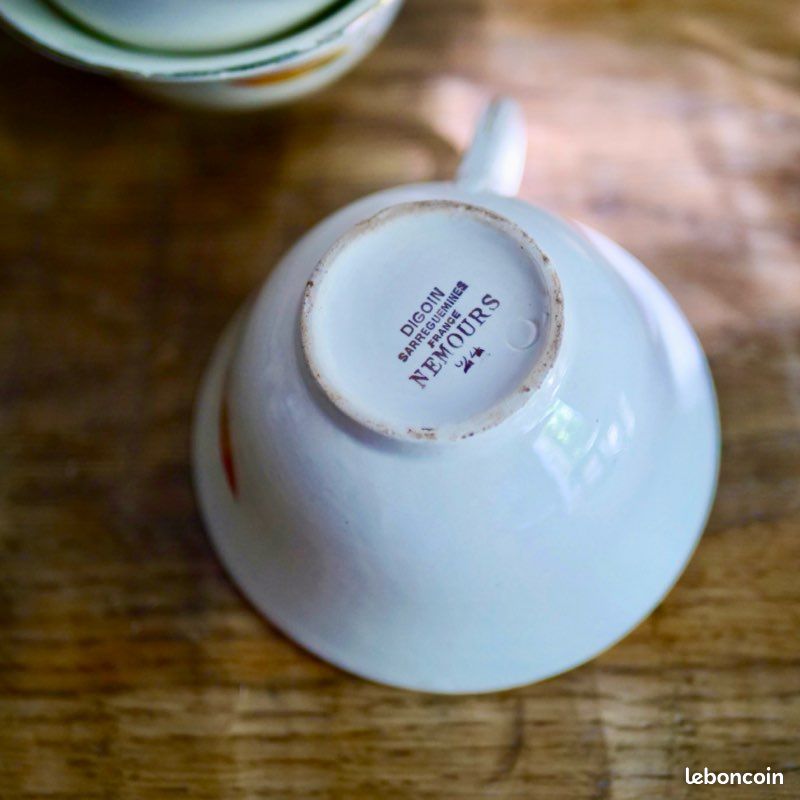 Tasses à café Digoin Sarreguemines (image 2)