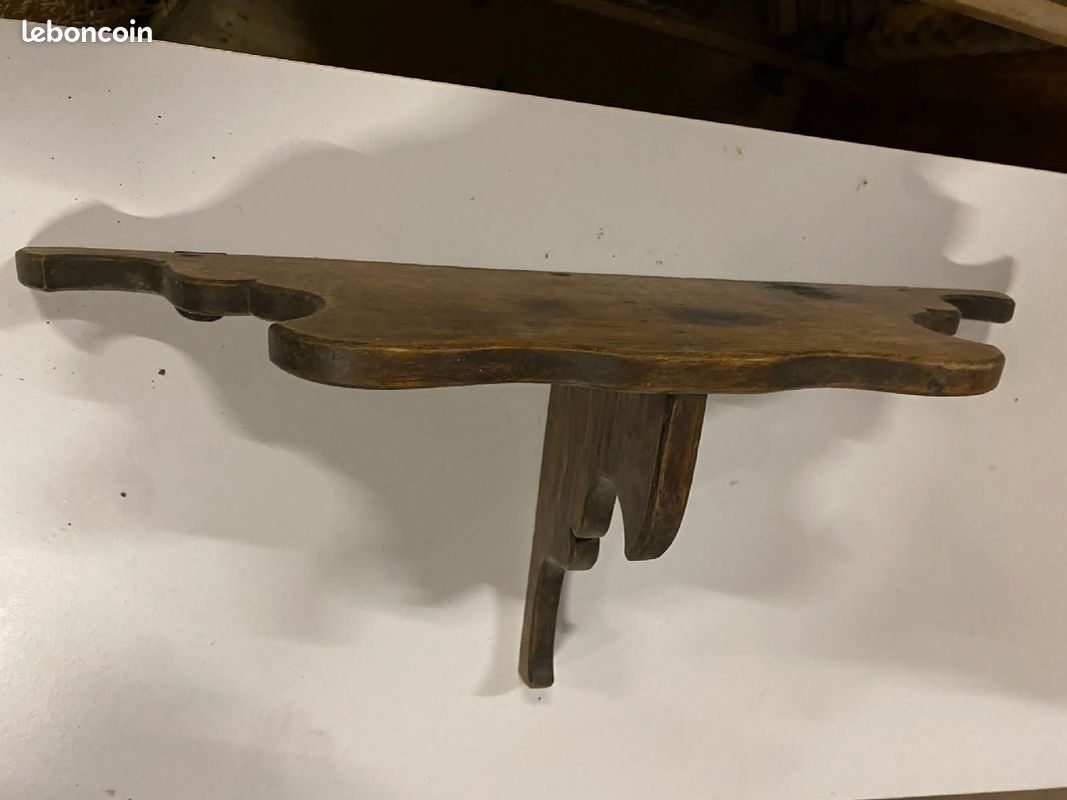 Ancienne petite étagère en chêne (image 1)