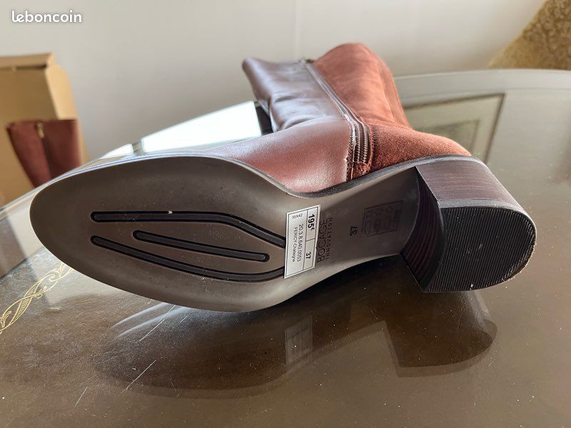 BOTTES Marron taille 37 BOCAGE état neuf Chaussures