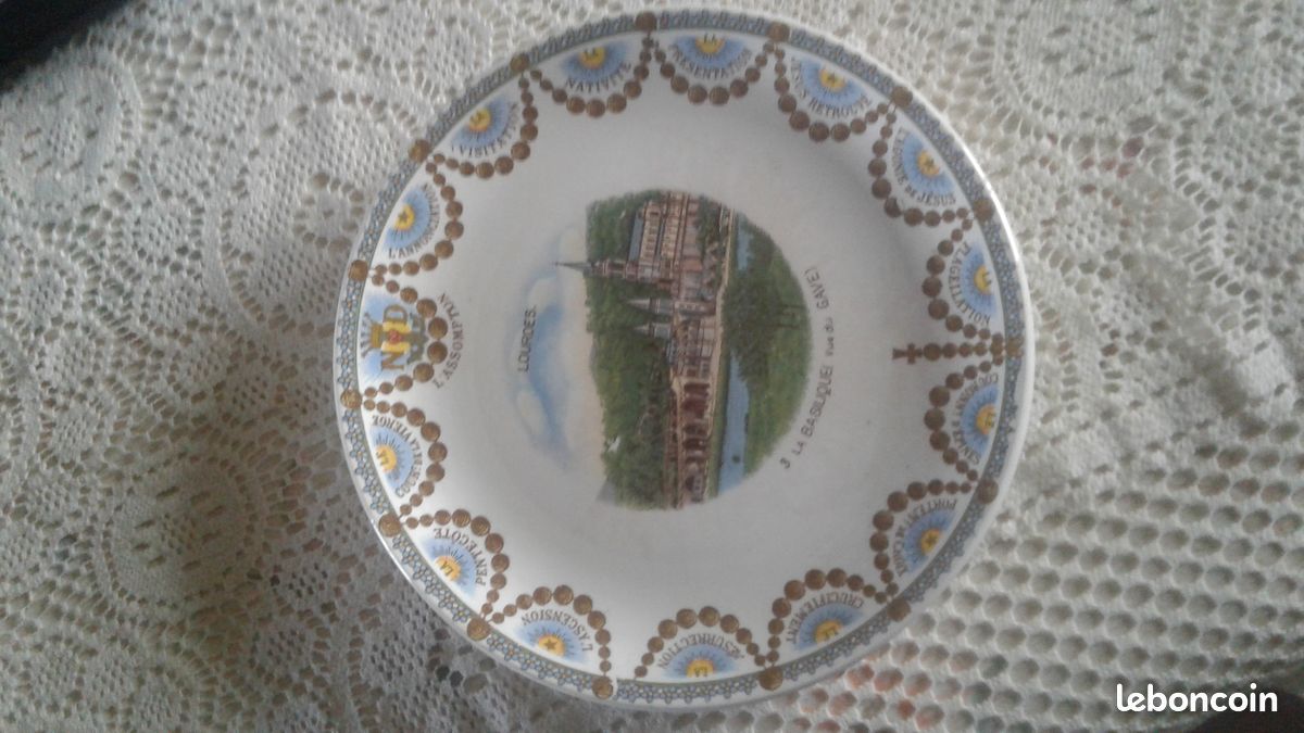 Assiettes a desert lourdes (image 2)