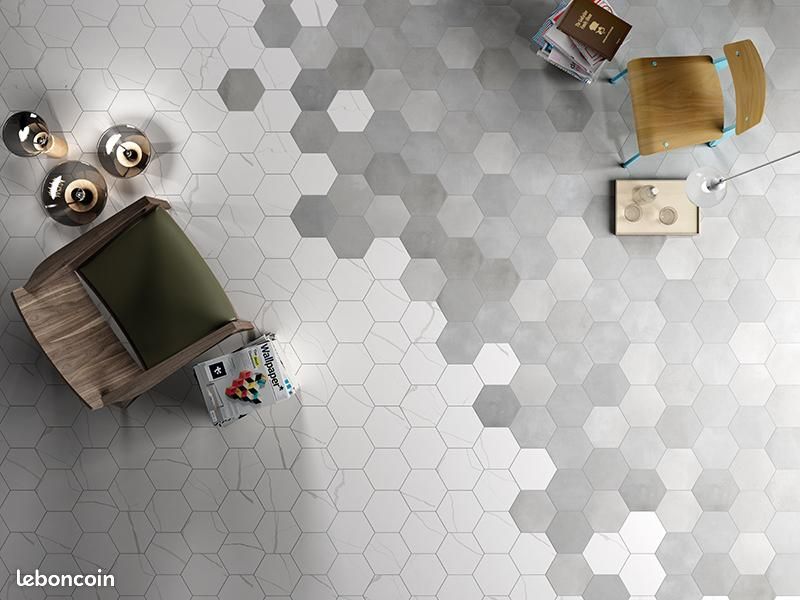 Carrelage italien hexagonal 41Zero42 Marmo Bianco (image 2)