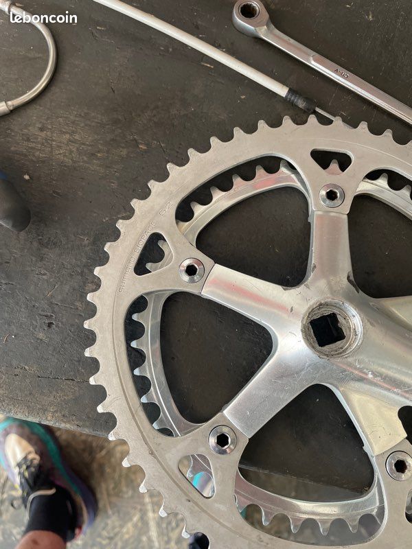 Shimano tricolor 600 FC-6400 Crankset Kurbel 170mm TOPZUST. (Gebraucht) in Luzern für CHF 65