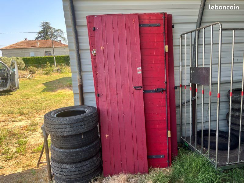 Lot de 5 paires de volets provençaux bois + 2 volets seuls (image 4)