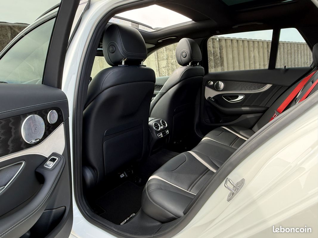 MERCEDES-BENZ CLASSE C C63 S AMG T 4.0 V8 BI-TURBO 510CH DCT + DE 20ke D'OPTIONS TO ECHAP SPORT CAM 360 FULL OPTIONS +++ (image 19)