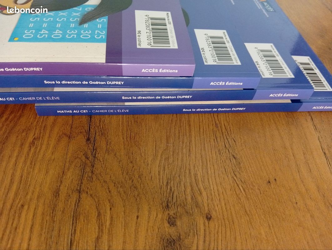 Fichier ACCES Maths CE1, édition 2023, lot de 4 (image 2)