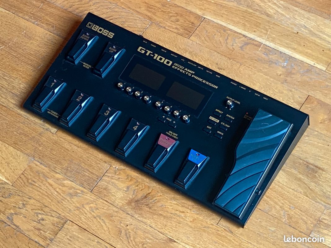 BOSS GT-100 – Multi-effets guitare professionnel – État neuf (image 7)