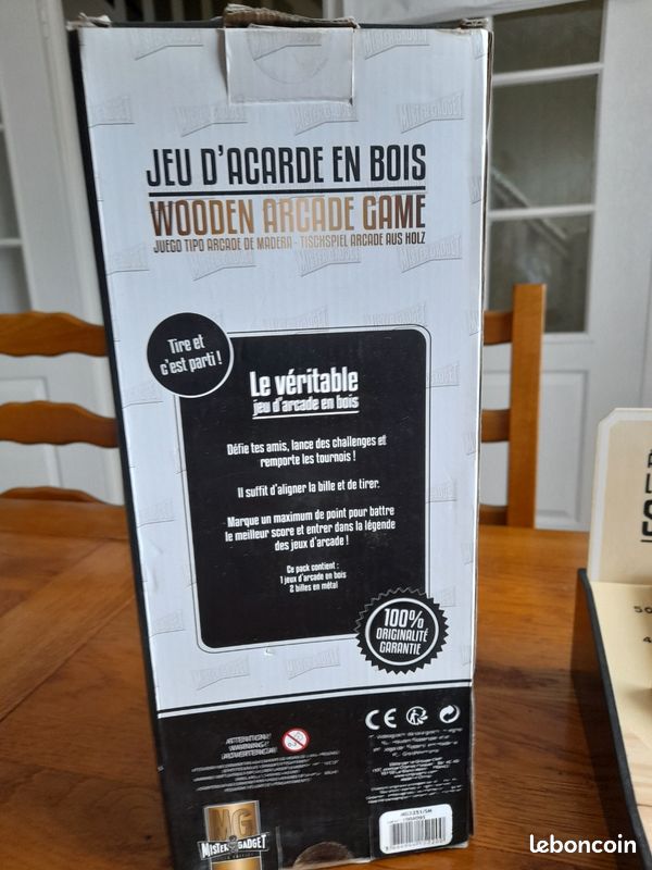 Jeu d'arcade en bois (image 3)