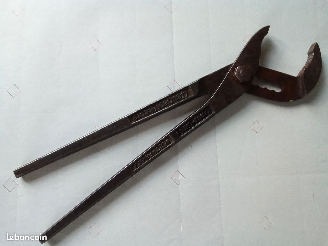 ANCIENNE PINCE EN fer forgé outil ancien utilisation à définir EUR 49,90 - FR