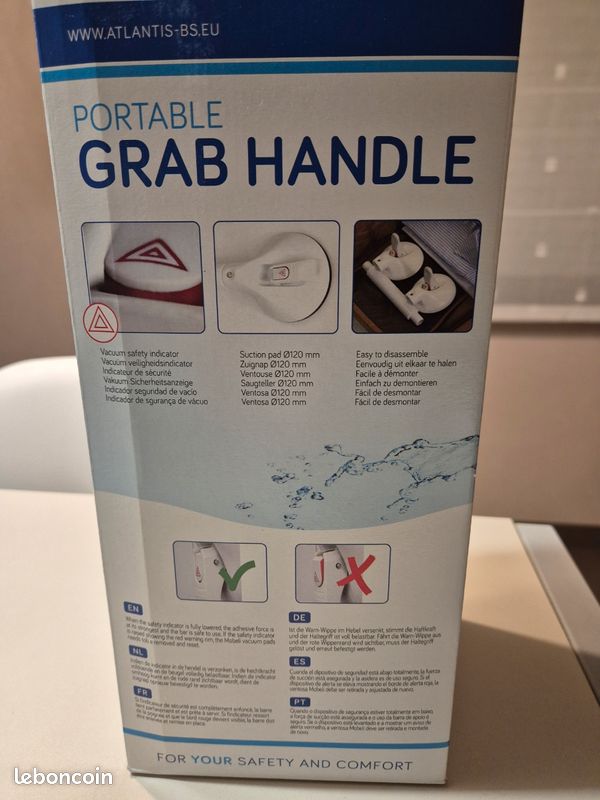 Poignées de sécurité salle de bain (image 3)