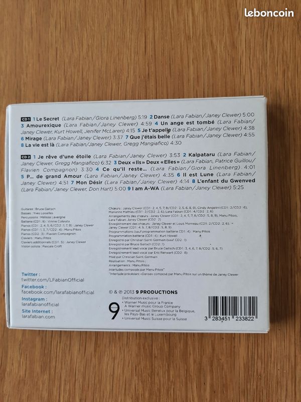 CD Lara Fabian le secret - CD - Musique