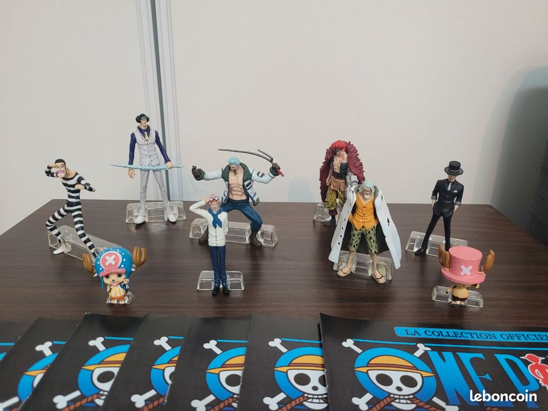 Lot De 9 Figurines One Piece – Édition Hachette, En Boîte Sans Fascicules