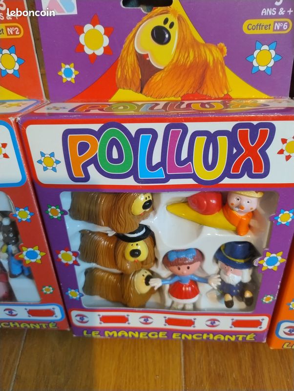 Coffret De 6 Figurines Pollux Du Manège Enchanté - AB Toys, 1991 (coffrets N°5 Et N°7)
