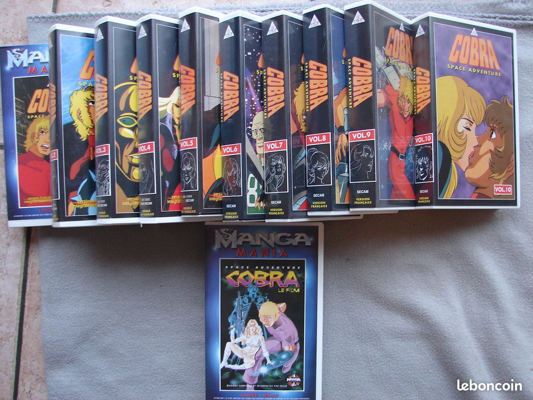 L'intégral du Manga COBRA en cassette vidéo VHS (image 2)