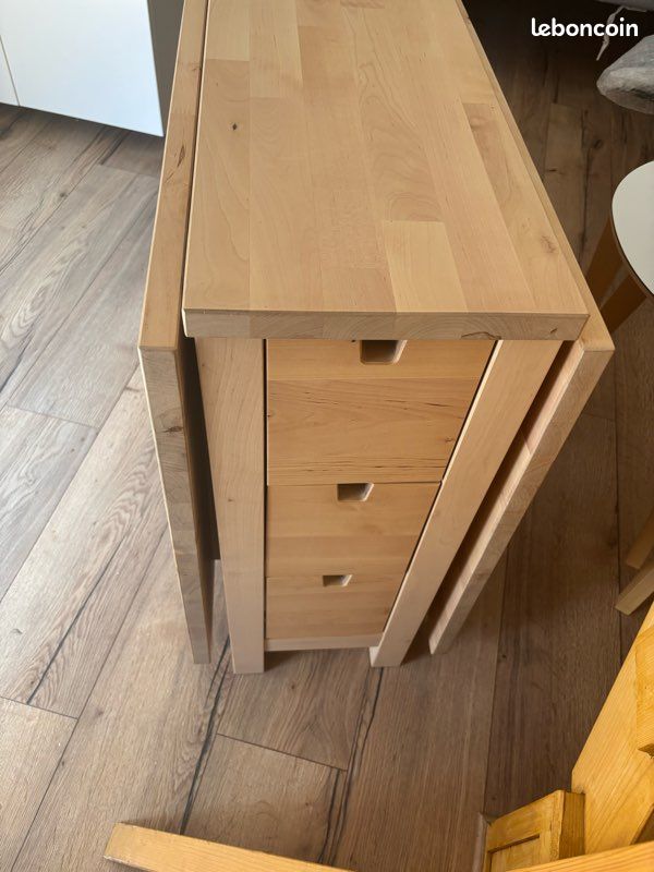 Table console en hêtre massif (image 2)