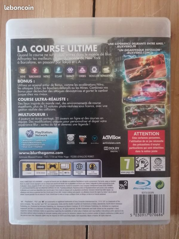 Jeu PS3 Les Cinq Légendes Complet Français - Très Bon état (TBE) - Édition Spéciale