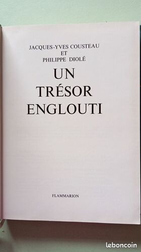 [Livre] Un trésor englouti - Bon état (image 2)