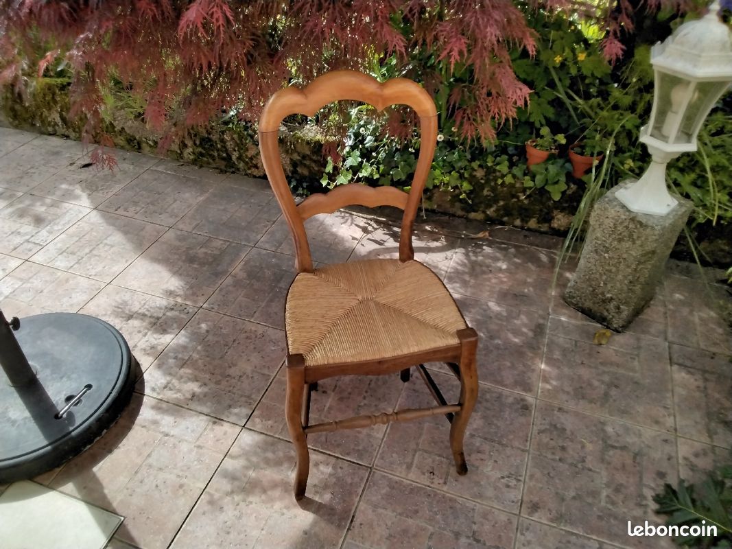 Chaise louis philippe en cerisier (image 1)