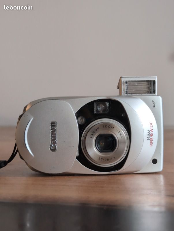 Canon Prima Super 90 Wide – Appareil Photo Argentique Compact 35mm – Très Bon état