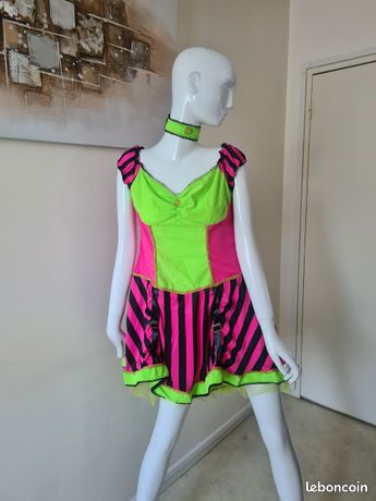 Robe Burton - Taille 38 - Couleur Noir/marron - Occasion Très Bon état