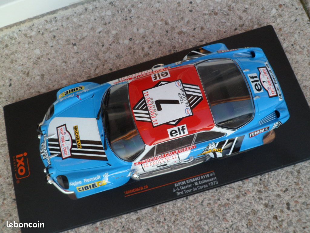 Miniature RENAULT ALPINE 1800 S 18 ANDRUET/PETIT RALLYE MONTE CARLO 19... 1/43
