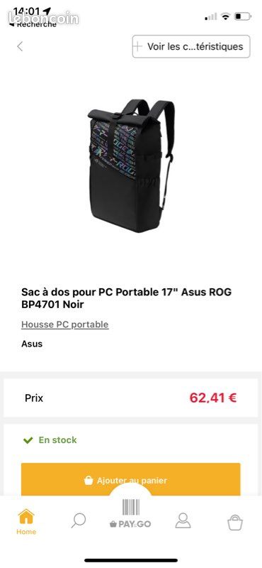 Sac à dos Rog (Republic of Gamers) (image 1)