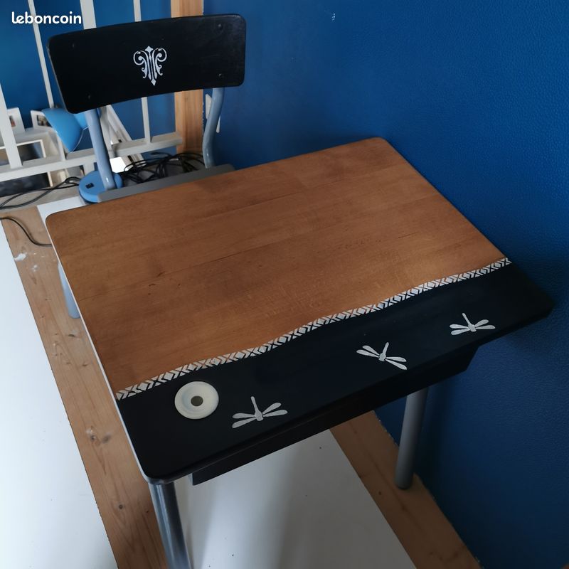 Bureau écolier vintage (image 1)