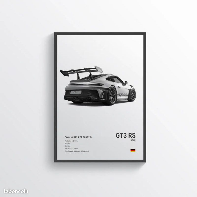 Cadre A4 Porsche GT3 RS (image 1)