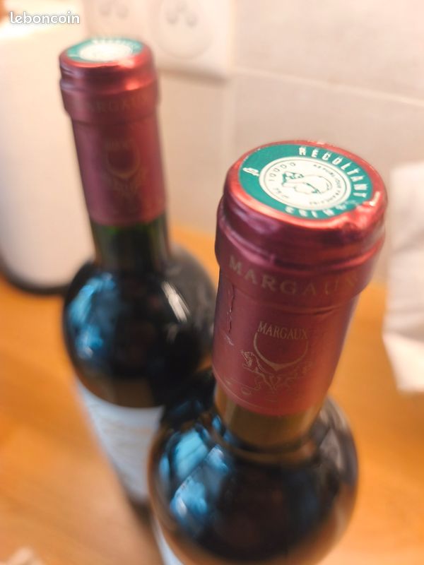 2 bouteilles Margaux château des Eyrins 1998 (image 6)